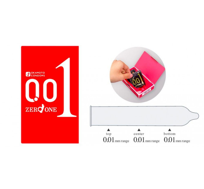 Презервативи з натурального латексу Muaisi Red 001 3 шт