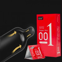 Презервативи з натурального латексу Muaisi Red 001 3 шт
