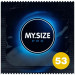 Презервативы ультратонкие латексные My.Size Regular 53 мм (цена за упаковку, 3 шт.)