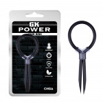 Регульоване ерекційне кільце Chisa GK Power, чорне