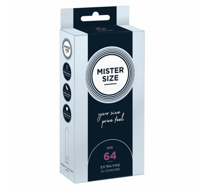 Презервативи Mister Size 64mm pack of 10