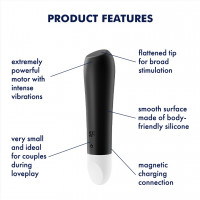 Віброкуля для цілеспрямованої стимуляції Satisfyer Ultra Power Bullet 2 Black