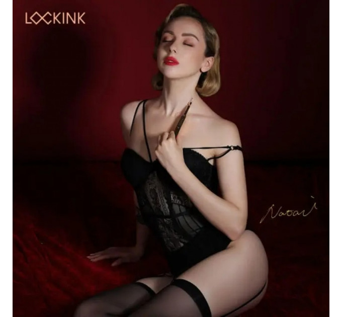 Тиклер-ручка Lockink металлическая с 4 насадками, золотая