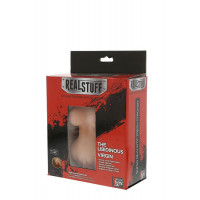Мастурбатор Вагина с грудью Dream toys RealStuff с вибрацией 14,5 см