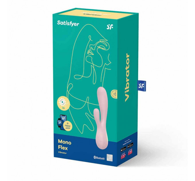T360124 Вибромассажер кролик SATISFYER MONOFLEX PINK
