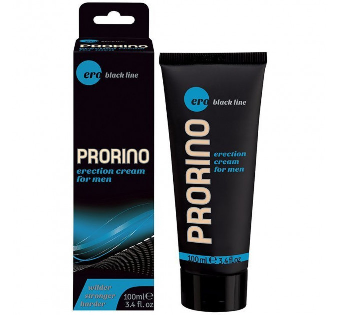 Возбуждающий крем для мужчин ERO PRORINO Black Line Erection Cream, 100 мл