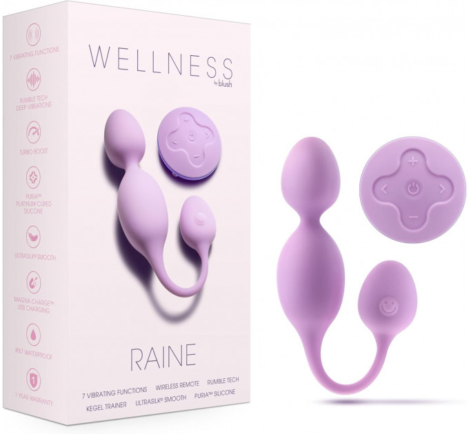 Вібруючий конусний шар Blush Wellness Raine бузковий