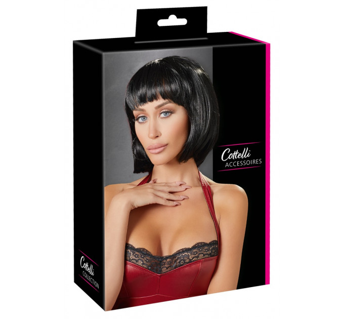 Парик черный Black Bob Wig