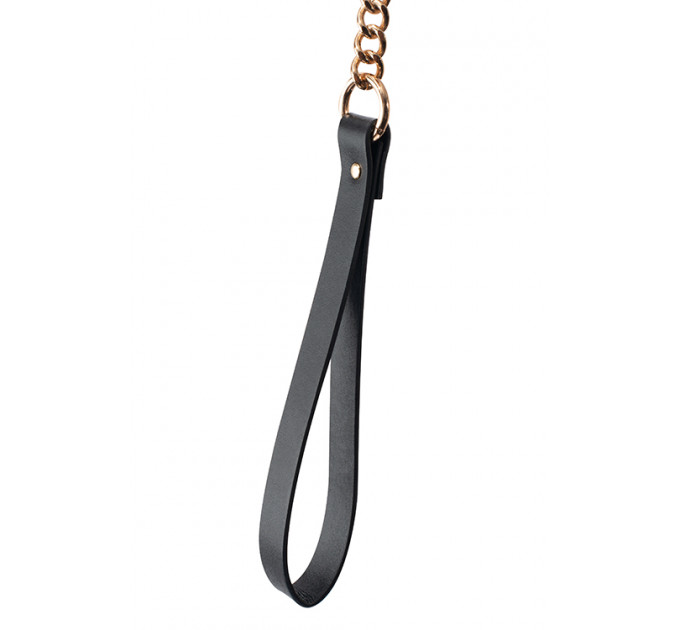 Поводок с ошейником GP PREMIUM COLLAR LEASH SET BLACK