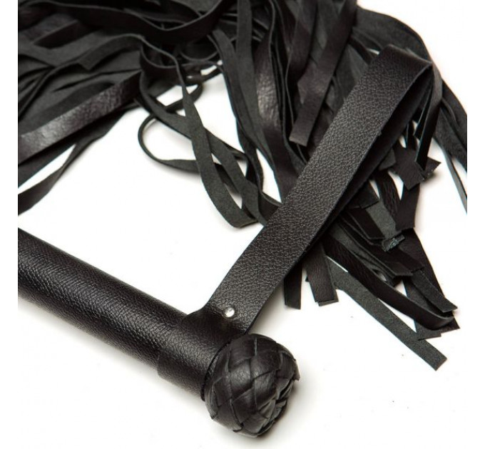 Батіг Leather Turkish Head Knot, Black