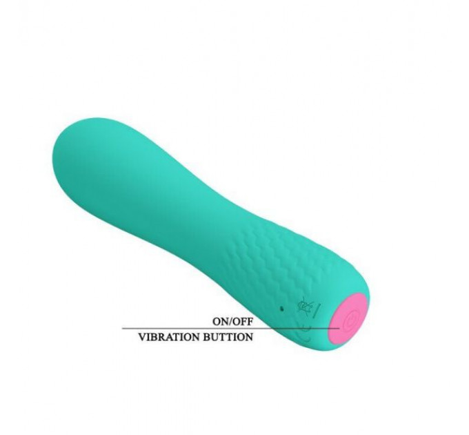 Мини вибромассажер Pretty Love ELFIN USB , Mint