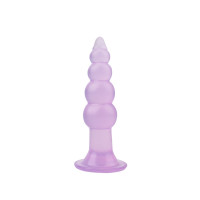 Анальная пробка елочка Hi-Rubber Purple Chisa