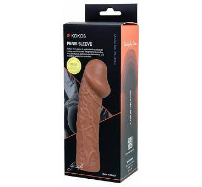 Насадка на пеніс Kokos Penis Sleeve PS 001 розмір L