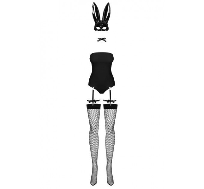 Костюм зайчика черный Obsessive Bunny costume L/XL