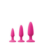 Набор анальных пробок COLOURS PLEASURES TRAINER KIT PINK