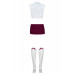 Костюм студентки 4 предмета Obsessive Student 4 pcs costume L/XL