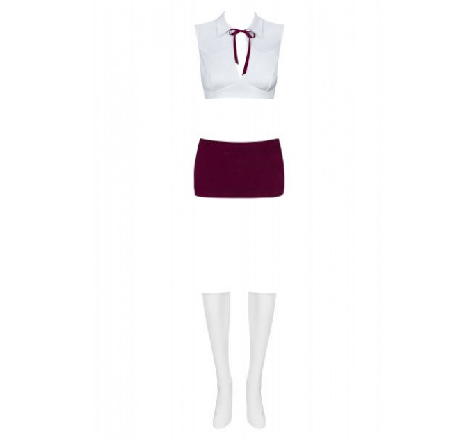 Костюм студентки 4 предмета Obsessive Student 4 pcs costume L/XL