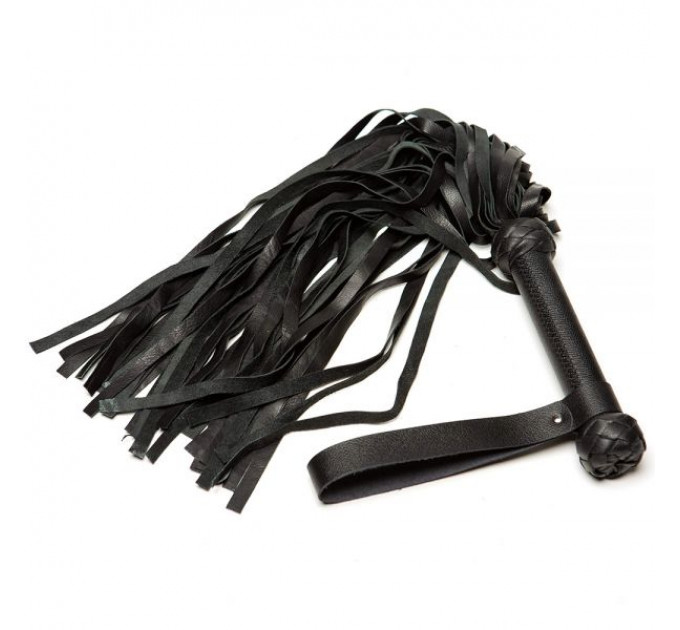 Батіг Leather Turkish Head Knot, Black