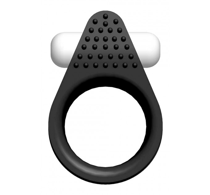 Ерекційне кільце LIT-UP SILICONE STIMU RING 1, BLACK