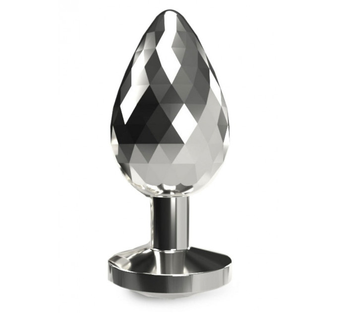 Анальна пробка ToyJoy Anal Play Disco Diamond срібляста, Small