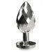 Анальна пробка ToyJoy Anal Play Disco Diamond срібляста, Small