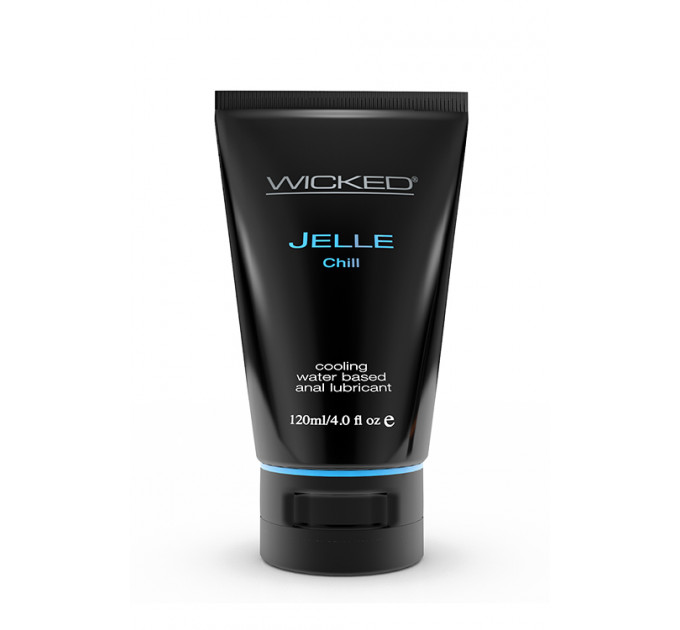 Анальный лубрикант с эффектом охлаждения WICKED JELLE CHILL ANAL LUBRICANT 120ML