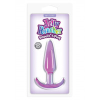 Анальная пробка NS Novelties Jelly Rancher Smooth T-Plug, фиолетовая