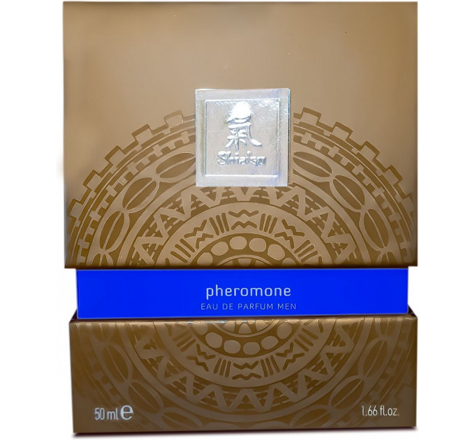 Духи с феромонами мужские SHIATSU Pheromone Fragrance men darkblue 50 ml