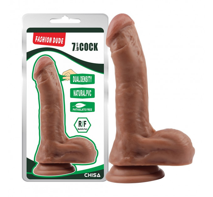 Фалоимитатор мулат Chisa Fashion Dude 7.9 Cock