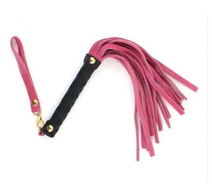 Флоггер DS Fetish Leather flogger S pink