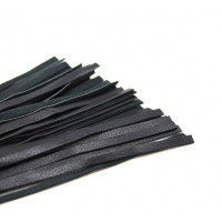 Флогер DS Fetish леопард фіолетовий flogger M