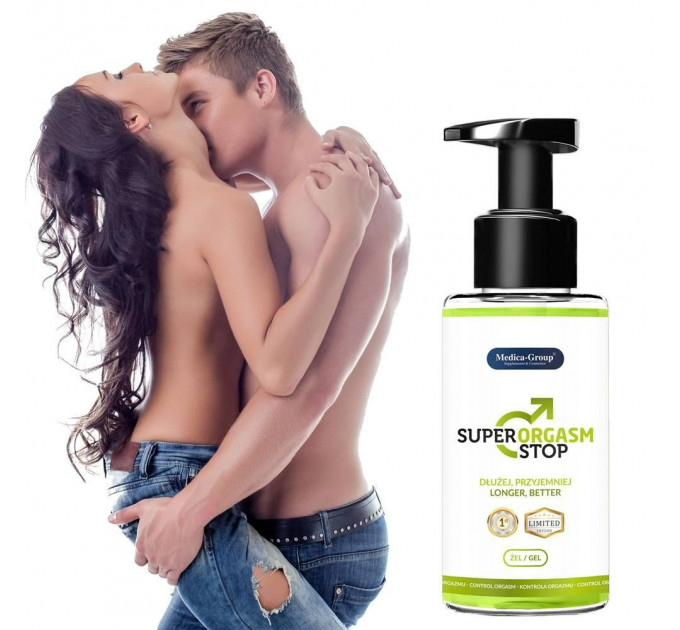 Гель для задержки эякуляции Medica Super Orgasm Stop Gel с эффектом прохлады, 150 мл
