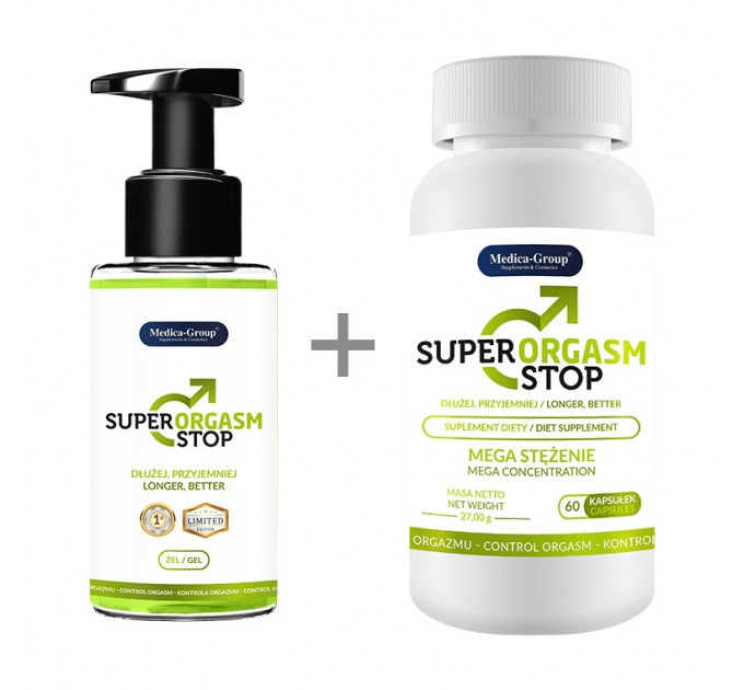 Гель для задержки эякуляции Medica Super Orgasm Stop Gel с эффектом прохлады, 150 мл