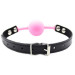 Кляп силиконовый Silicone ball gag metal accesso pink