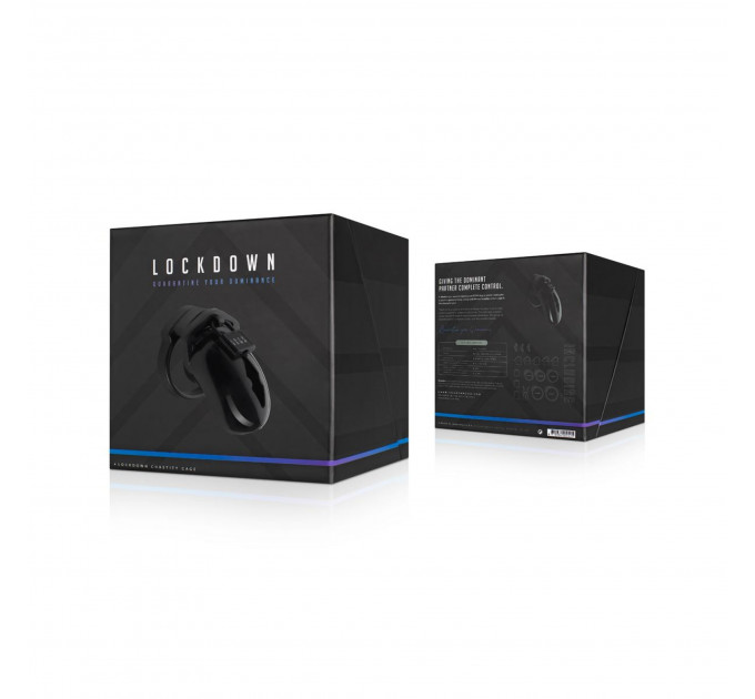 LOCK001 Пояс верности Lockdown Chastity Cage, S