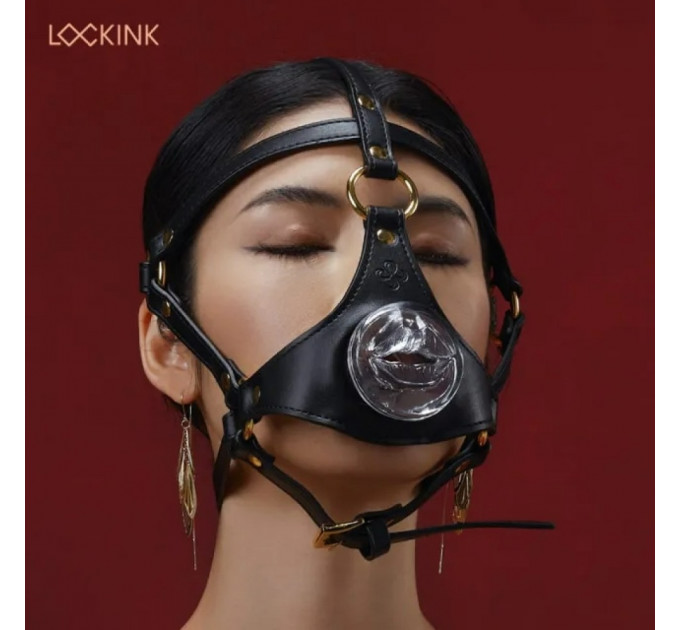 Маска для минета Lockink, черная