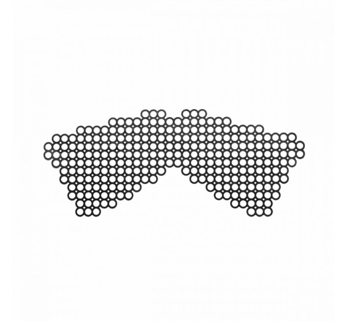 Маска самоклеюча вінілова Bijoux Indiscrets чорна