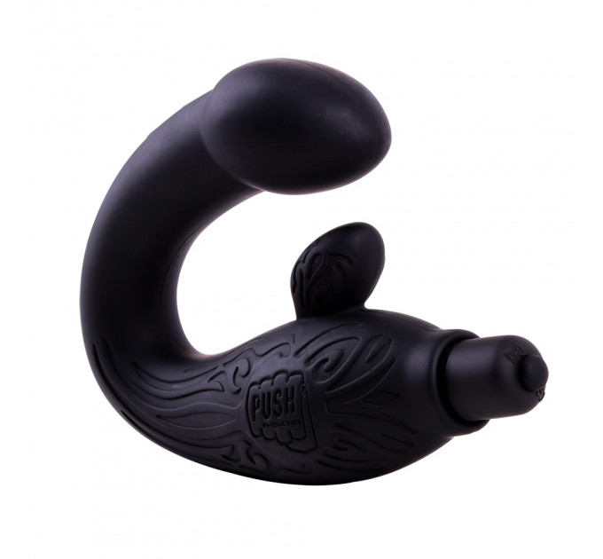 Масажер простати Chisa Black Mont P-Spot Perineum Massager з вібрацією, чорний