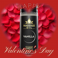 Масажна олія HOT Massage Oil Vanilla з ароматом ванілі, 100 мл