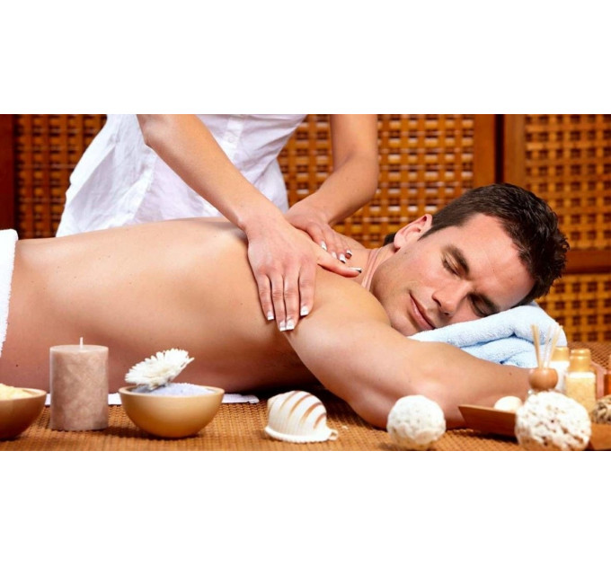 Мужское массажное масло SHIATSU Masculine Янтарь и Эвкалипт