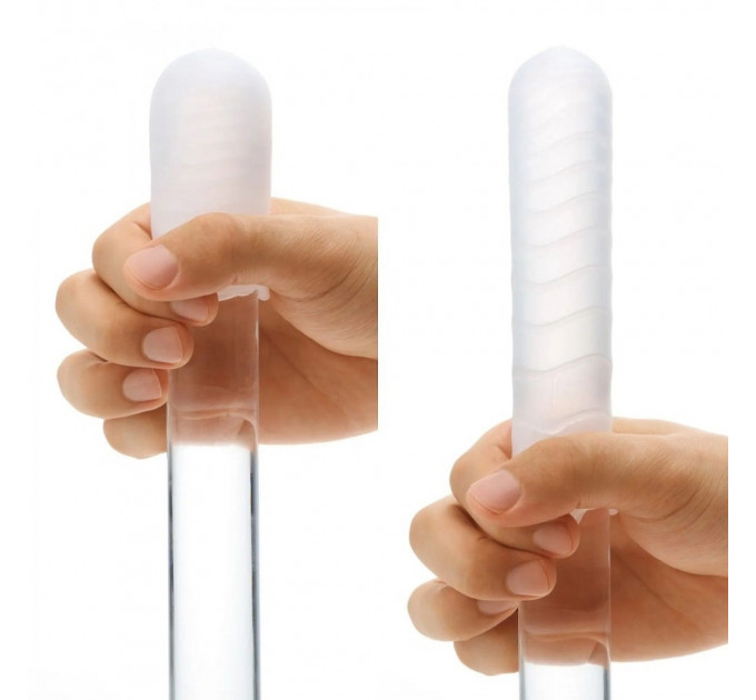 Мини мастурбатор нереалистичный Tenga Pocket Click Ball, с рельефом, белый