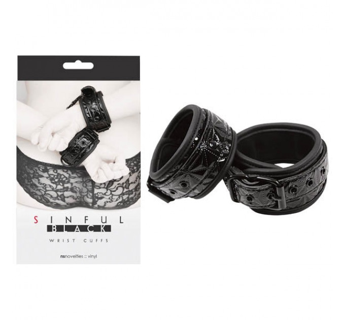 Наручники NS Novelties Wrist Cuffs, черный