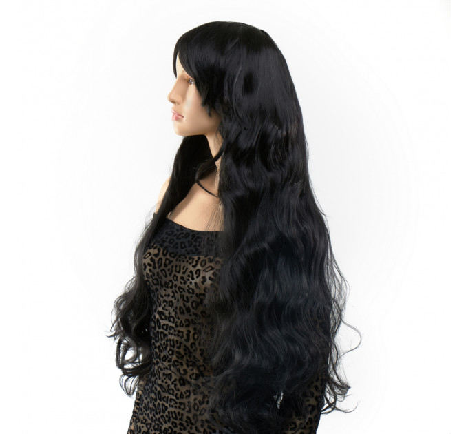Парик искусственный Fetish Hair, черный, 65 см