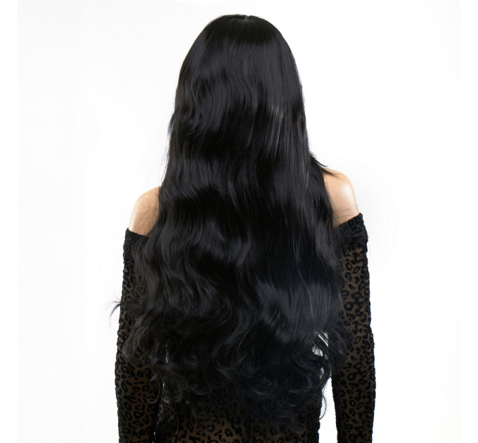 Парик искусственный Fetish Hair, черный, 65 см