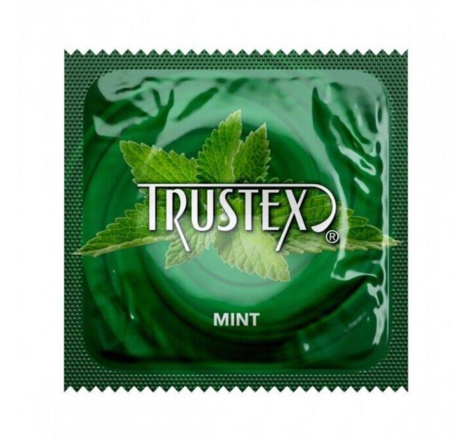 Презерватив Trustex Mint с ароматом и вкусом мяты (цена за 1 шт.)