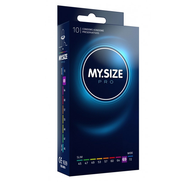Презервативы латексные My.Size Extra Large 69 мм (цена за упаковку, 10 шт.)