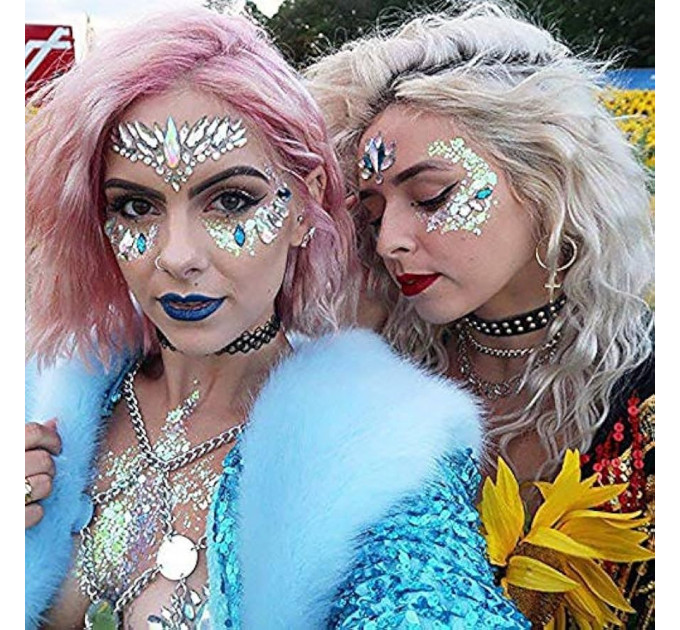 Самоклеящиеся украшения для лица и тела Leg Avenue Dahlia face jewels sticker