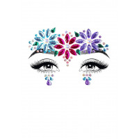 Самоклеючі прикраси для обличчя та тіла Leg Avenue Dahlia face jewels sticker