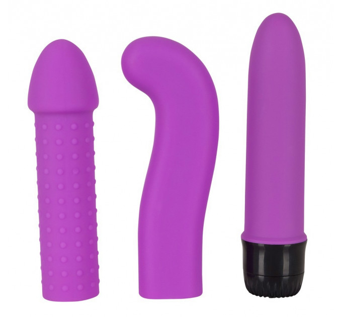 Секс-машина G-spot Machine з насадками, фіолетово-чорна