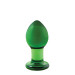 Стеклянная пробка NS Novelties CRYSTAL MEDIUM GREEN